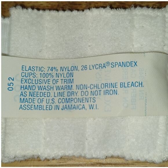 VTG Exclusively Yours Longline Strapless Corset Bra Bustier 38C Low Back White - Picture 6 of 6